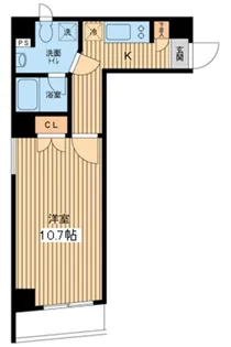 東京都品川区荏原3【マンション】の間取り