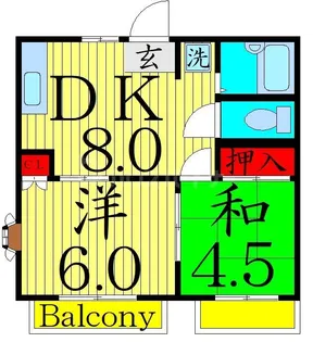 パークタウンアメニティー【1階】の間取り