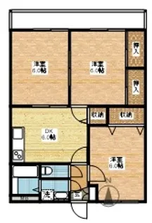 柿田マンション【2階】の間取り