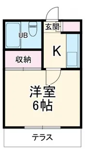 神奈川県秦野市本町3【アパート】の間取り