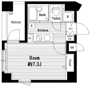 東京都新宿区下落合1【マンション】の間取り