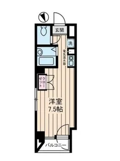 東京都八王子市横山町【マンション】の間取り