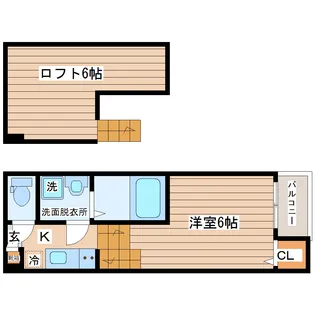 ハーモニーテラス鹿野【1階】の間取り
