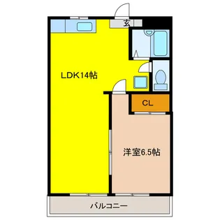 メイツけいほう【1階】の間取り