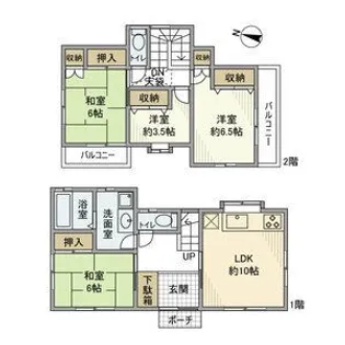 埼玉県富士見市渡戸2【一戸建】の間取り
