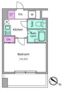 東京都中央区日本橋本町3【マンション】の間取り