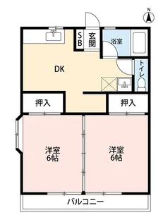 ピーチハウス【2階】の間取り