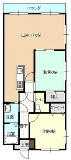 BAUHAUS鶴見町【4階】の間取り