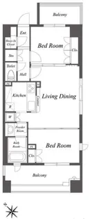 グレースレジデンス東京【11階】の間取り