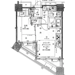 シティタワー武蔵小山【8階】の間取り