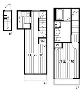 東京都板橋区徳丸2【アパート】の間取り