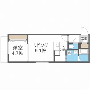 シャルルブラン【2階】の間取り