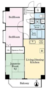 フローレンスパレス柿生【4階】の間取り