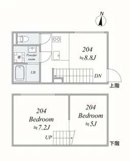 trias144【2階】の間取り
