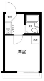シャンテ多摩川【2階】の間取り
