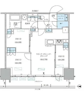 東京都江東区大島4【マンション】の間取り