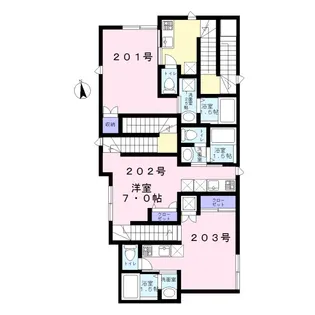 ラルーチェ【2階】の間取り