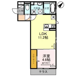 Trefle【1階】の間取り