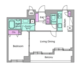 リテラス学芸大学【3階】の間取り