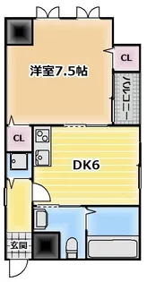 東京都墨田区千歳1【マンション】の間取り