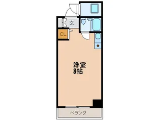 カーサ鹿谷【4階】の間取り