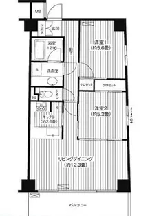 ウィスタ高井戸【3階】の間取り