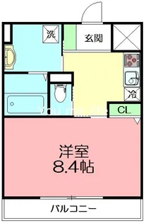 リディア【3階】の間取り