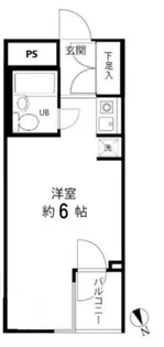 DeLCCS 神楽坂五軒町【2階】の間取り