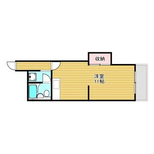 メゾンサプリーム【6階】の間取り