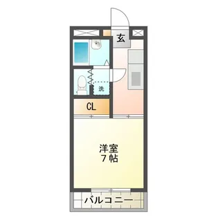 コーポアジヤ【4階】の間取り