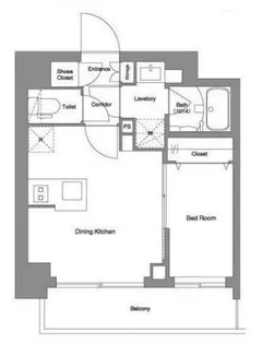 BPRレジデンスMotomachi Bay Side【4階】の間取り