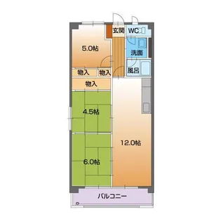 ブランメゾン赤坂【2階】の間取り