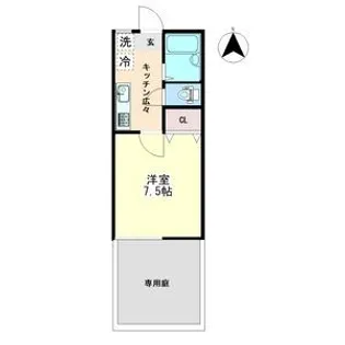 コルポサンテロコ【1階】の間取り