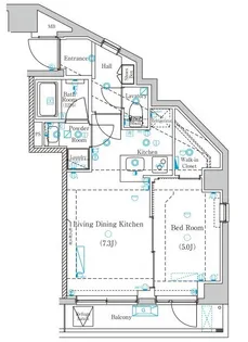 DIPS大山幸町【4階】の間取り