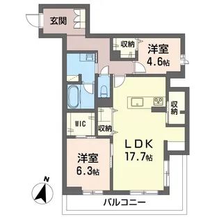 スターヴィレッジ【2階】の間取り