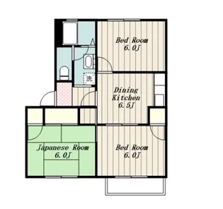 カーサ・ツジII【2階】の間取り