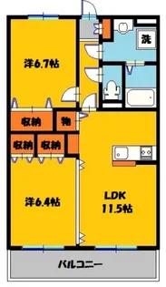 アイランドA【2階】の間取り