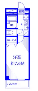 アンプルール フェール グランデール【3階】の間取り