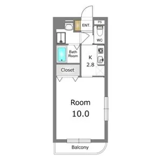 グリーンシャトリエII【2階】の間取り