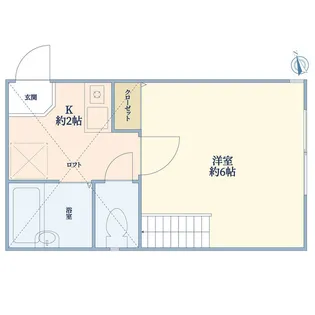 ハイフィールドII【1階】の間取り