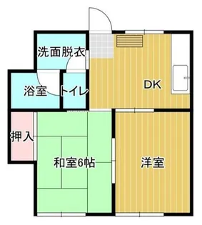 コーポサンガーデン【2階】の間取り