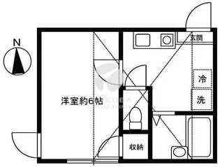 シャトー神楽坂【2階】の間取り