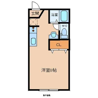 プレミアコート小杉【2階】の間取り