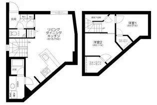 Apartment小石川後楽園【1階】の間取り