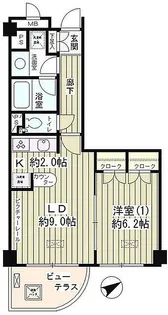 Lapyuta【7階】の間取り