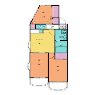 サンキャッスルII【2階】の間取り
