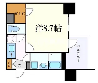 プレサンス丸の内アデル【13階】の間取り