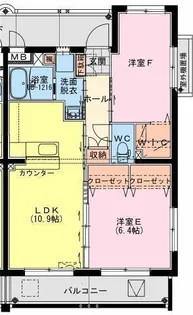 MARIN ROAD【1階】の間取り