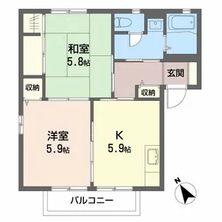 アプローズ丸子 A【2階】の間取り