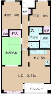 シルクフォルム【2階】の間取り